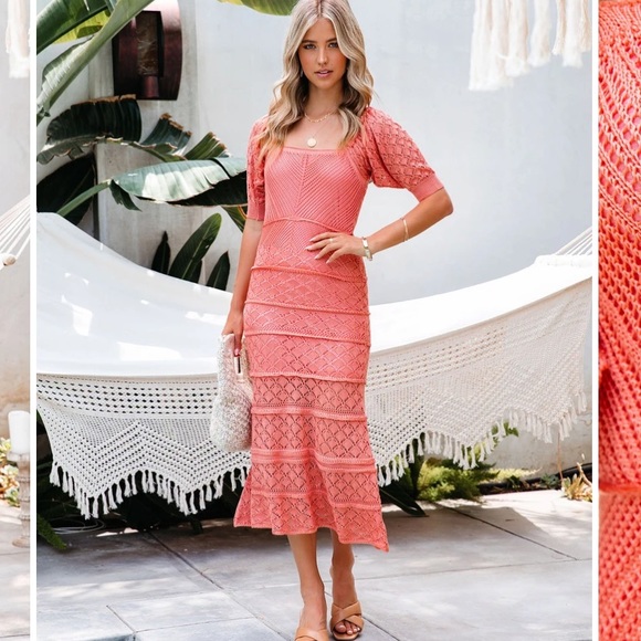 Vici *NWT* best seller coral dress